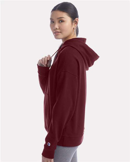 Champion Women's Powerblend® Hooded Sweatshirt S760 Custom Embroidered Business Logo