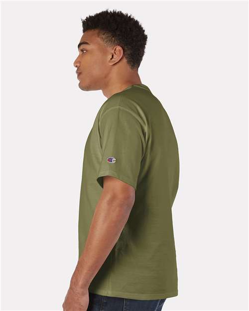 Champion Heritage Jersey T-Shirt T105 Custom Embroidered Business Logo