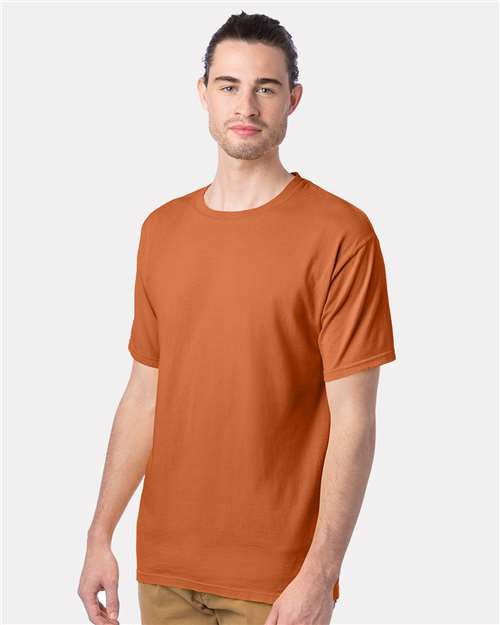 ComfortWash by Hanes Garment-Dyed T-Shirt GDH100 Texas Orange
