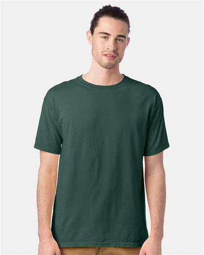 Custom Embroidered  ComfortWash by Hanes Garment-Dyed T-Shirt GDH100 Field Green
