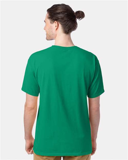 ComfortWash by Hanes Garment-Dyed T-Shirt GDH100 Rich Green Grass