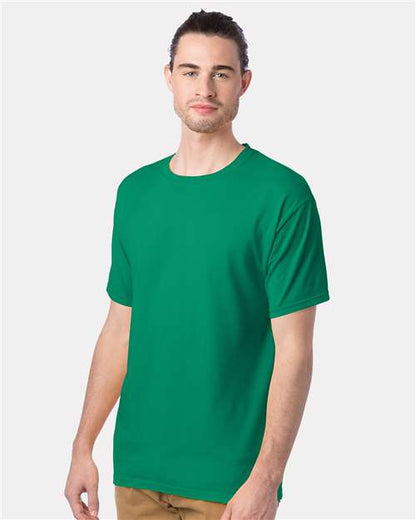 ComfortWash by Hanes Garment-Dyed T-Shirt GDH100 Rich Green Grass