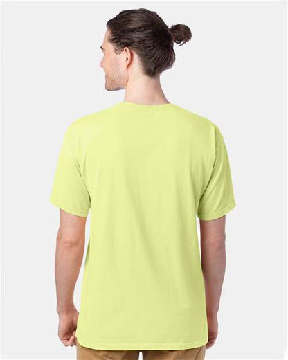 ComfortWash by Hanes Garment-Dyed T-Shirt GDH100 Chic Lime