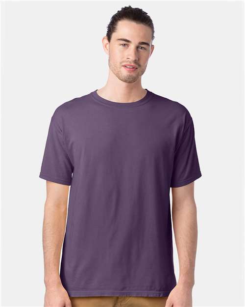 Custom Embroidered  ComfortWash by Hanes Garment-Dyed T-Shirt GDH100 Grape Soda