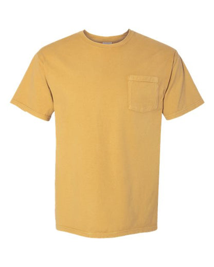 ComfortWash by Hanes Garment-Dyed Pocket T-Shirt GDH150 Artisan Gold