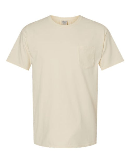ComfortWash by Hanes Garment-Dyed Pocket T-Shirt GDH150 Parchment