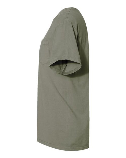 ComfortWash by Hanes Garment-Dyed Pocket T-Shirt GDH150 Faded Fatigue