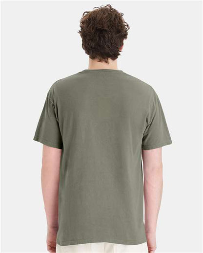 ComfortWash by Hanes Garment-Dyed Pocket T-Shirt GDH150 Faded Fatigue