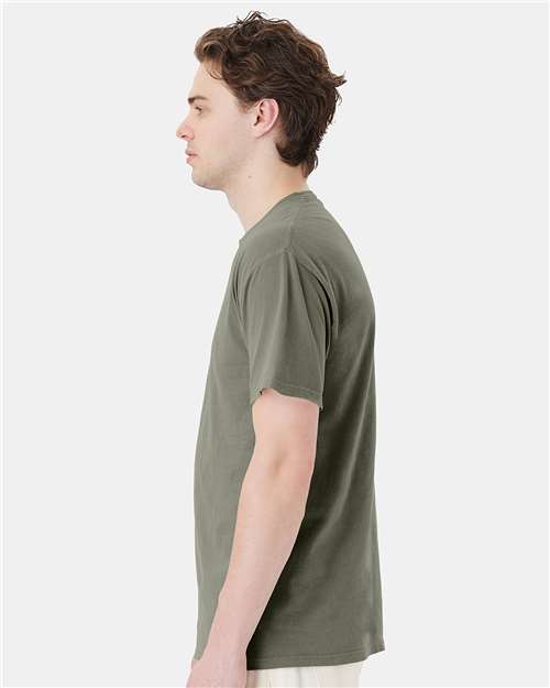ComfortWash by Hanes Garment-Dyed Pocket T-Shirt GDH150 Faded Fatigue