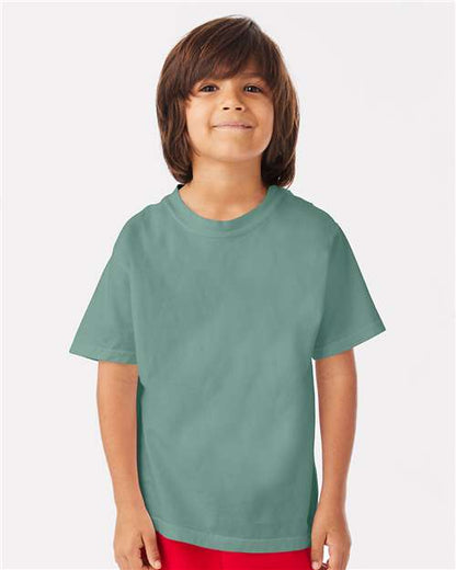 Custom Embroidered  ComfortWash by Hanes Garment-Dyed Youth T-Shirt GDH175  