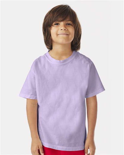 Custom Embroidered  ComfortWash by Hanes Garment-Dyed Youth T-Shirt GDH175  