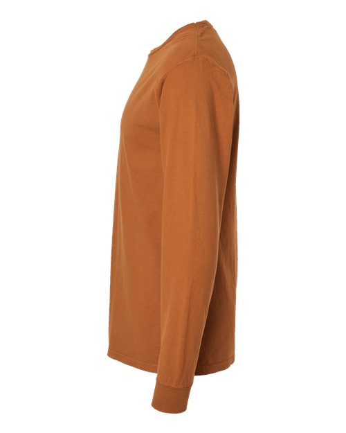 ComfortWash by Hanes Garment-Dyed Long Sleeve T-Shirt GDH200 Texas Orange