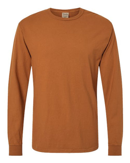 ComfortWash by Hanes Garment-Dyed Long Sleeve T-Shirt GDH200 Texas Orange