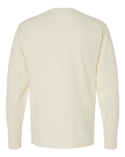 ComfortWash by Hanes Garment-Dyed Long Sleeve T-Shirt GDH200 Parchment
