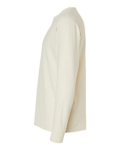 ComfortWash by Hanes Garment-Dyed Long Sleeve T-Shirt GDH200 Parchment