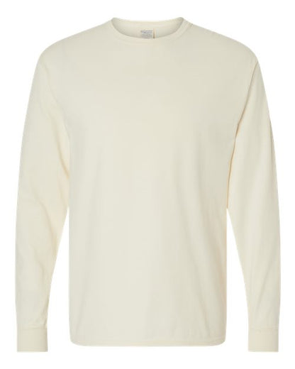 ComfortWash by Hanes Garment-Dyed Long Sleeve T-Shirt GDH200 Parchment