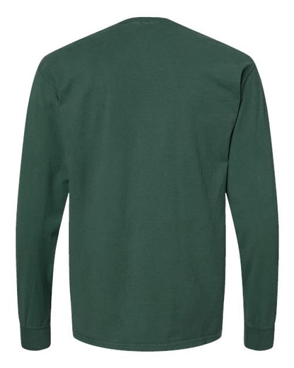 ComfortWash by Hanes Garment-Dyed Long Sleeve T-Shirt GDH200 Field Green