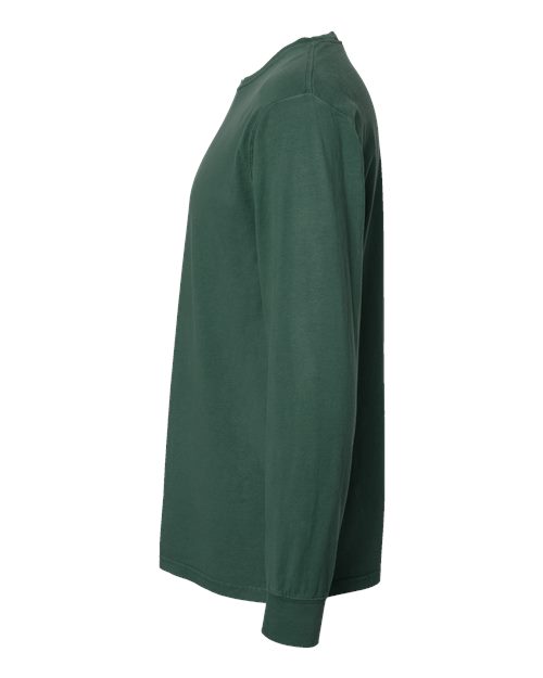 ComfortWash by Hanes Garment-Dyed Long Sleeve T-Shirt GDH200 Field Green