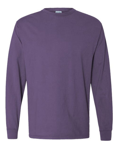 ComfortWash by Hanes Garment-Dyed Long Sleeve T-Shirt GDH200 Grape Soda