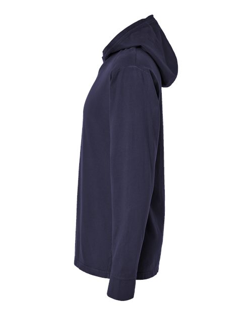 ComfortWash by Hanes Garment-Dyed Jersey Hooded Long Sleeve T-Shirt GDH280