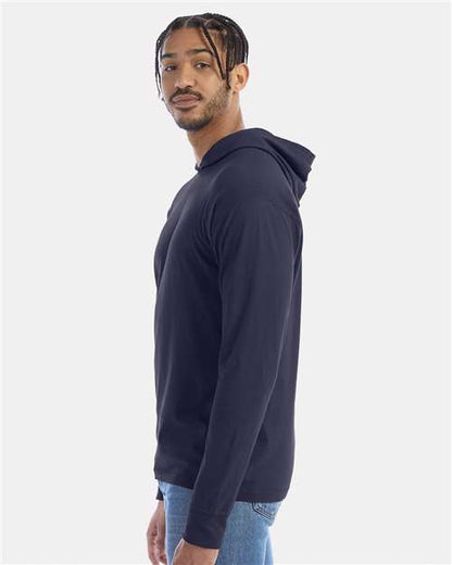ComfortWash by Hanes Garment-Dyed Jersey Hooded Long Sleeve T-Shirt GDH280