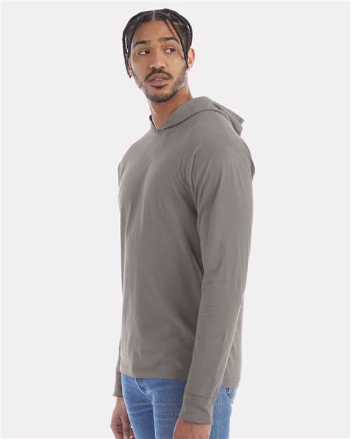 ComfortWash by Hanes Garment-Dyed Jersey Hooded Long Sleeve T-Shirt GDH280