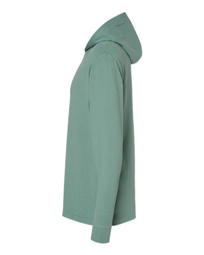 ComfortWash by Hanes Garment-Dyed Jersey Hooded Long Sleeve T-Shirt GDH280