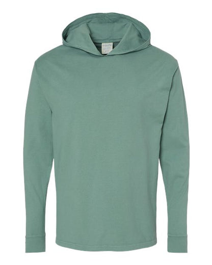 ComfortWash by Hanes Garment-Dyed Jersey Hooded Long Sleeve T-Shirt GDH280