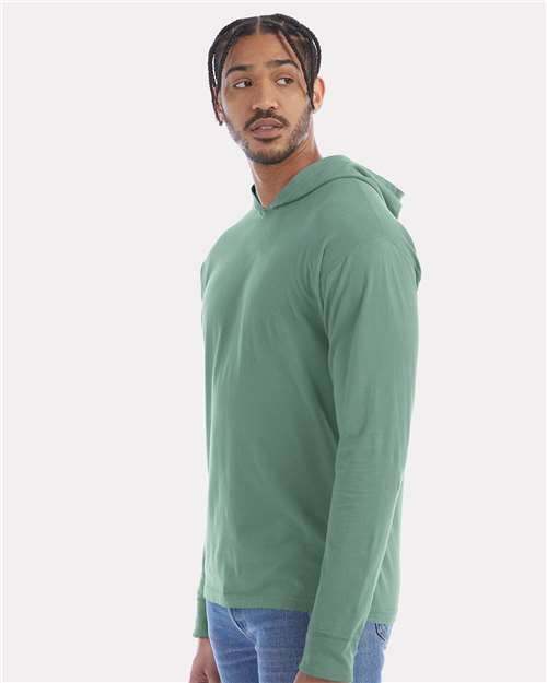 ComfortWash by Hanes Garment-Dyed Jersey Hooded Long Sleeve T-Shirt GDH280