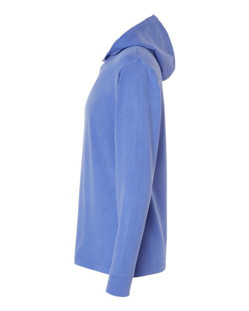 ComfortWash by Hanes Garment-Dyed Jersey Hooded Long Sleeve T-Shirt GDH280