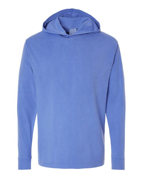 ComfortWash by Hanes Garment-Dyed Jersey Hooded Long Sleeve T-Shirt GDH280