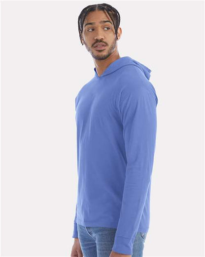 ComfortWash by Hanes Garment-Dyed Jersey Hooded Long Sleeve T-Shirt GDH280