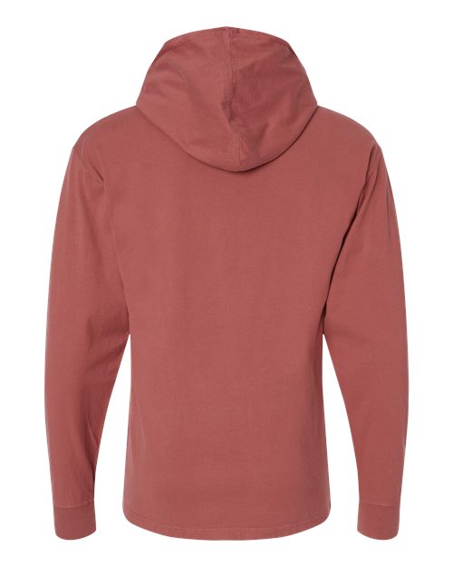 ComfortWash by Hanes Garment-Dyed Jersey Hooded Long Sleeve T-Shirt GDH280