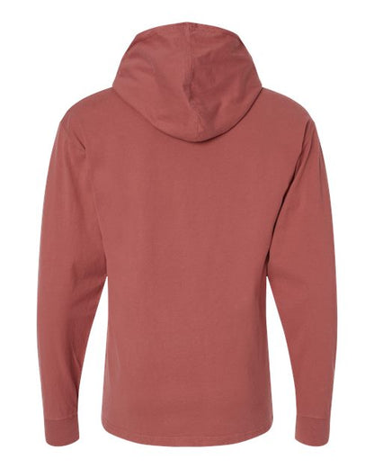 ComfortWash by Hanes Garment-Dyed Jersey Hooded Long Sleeve T-Shirt GDH280