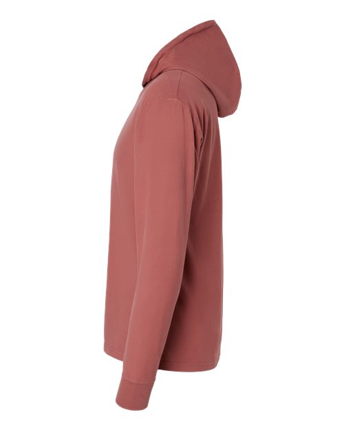 ComfortWash by Hanes Garment-Dyed Jersey Hooded Long Sleeve T-Shirt GDH280