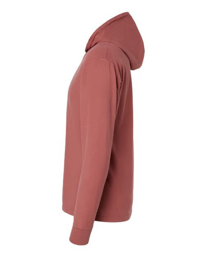 ComfortWash by Hanes Garment-Dyed Jersey Hooded Long Sleeve T-Shirt GDH280