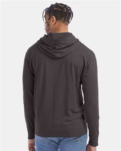 ComfortWash by Hanes Garment-Dyed Jersey Hooded Long Sleeve T-Shirt GDH280