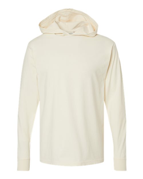 ComfortWash by Hanes Garment-Dyed Jersey Hooded Long Sleeve T-Shirt GDH280