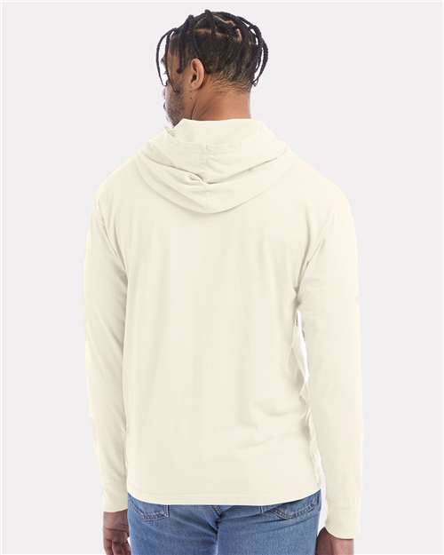 ComfortWash by Hanes Garment-Dyed Jersey Hooded Long Sleeve T-Shirt GDH280