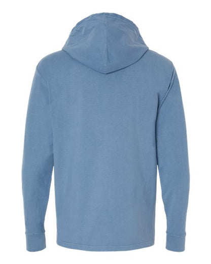 ComfortWash by Hanes Garment-Dyed Jersey Hooded Long Sleeve T-Shirt GDH280