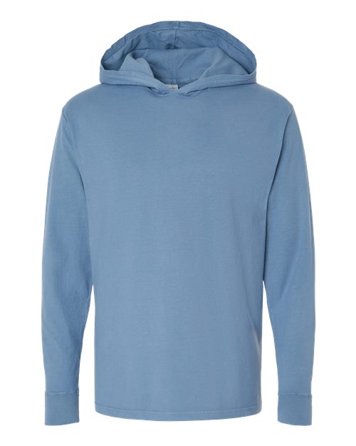 ComfortWash by Hanes Garment-Dyed Jersey Hooded Long Sleeve T-Shirt GDH280