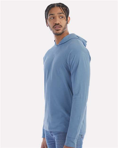 ComfortWash by Hanes Garment-Dyed Jersey Hooded Long Sleeve T-Shirt GDH280
