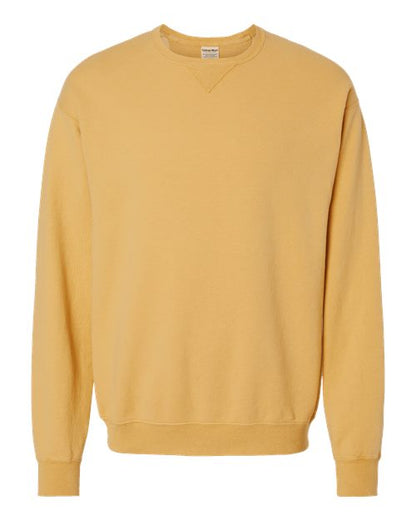 ComfortWash by Hanes Garment-Dyed Crewneck Sweatshirt GDH400 Artisan Gold
