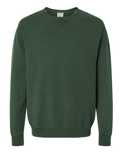 ComfortWash by Hanes Garment-Dyed Crewneck Sweatshirt GDH400 Field Green