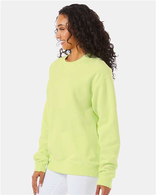 ComfortWash by Hanes Garment-Dyed Crewneck Sweatshirt GDH400 Chic Lime