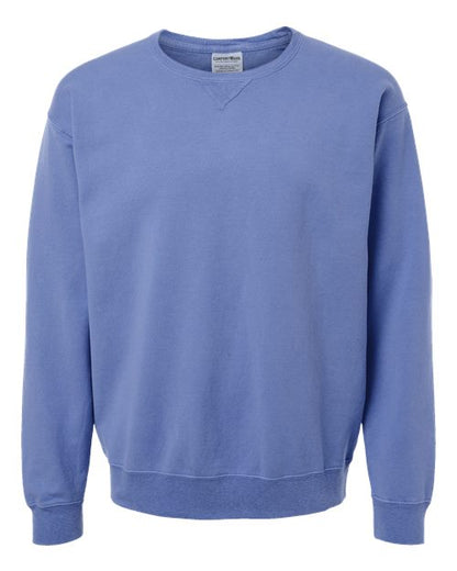 ComfortWash by Hanes Garment-Dyed Crewneck Sweatshirt GDH400 Frontier Blue