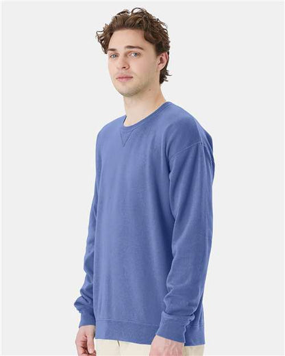 ComfortWash by Hanes Garment-Dyed Crewneck Sweatshirt GDH400 Frontier Blue