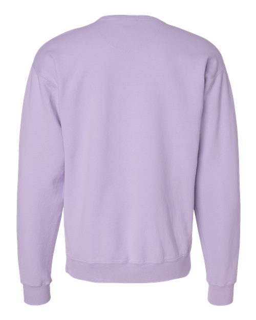 ComfortWash by Hanes Garment-Dyed Crewneck Sweatshirt GDH400 Future Lavender