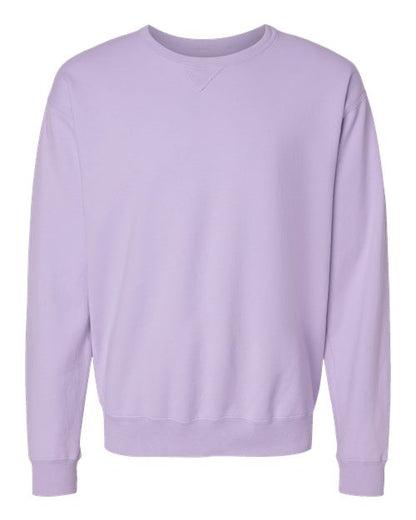 ComfortWash by Hanes Garment-Dyed Crewneck Sweatshirt GDH400 Future Lavender