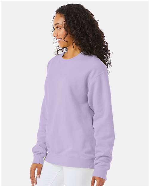 ComfortWash by Hanes Garment-Dyed Crewneck Sweatshirt GDH400 Future Lavender